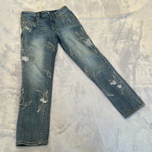Chico's Women's Embroidered Jeans Size 0